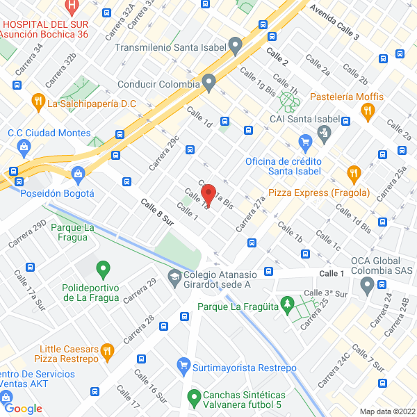 Map of Creaciones M & A S.A.S.