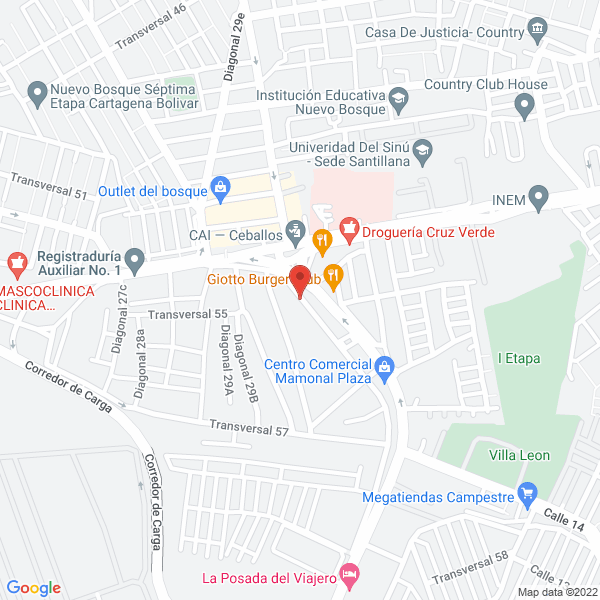 Map of Dinacol S.A