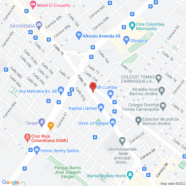 Map of Dinacoples Ltda.