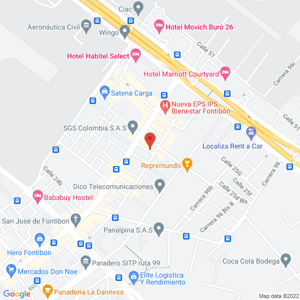 Map of Customs Logistics Ltda