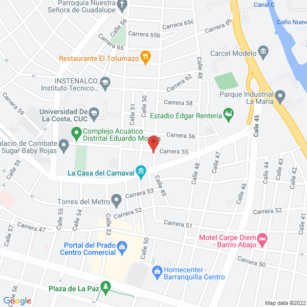 Map of D' León Filmaciones Y Fotografías