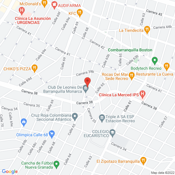 Map of D.T. Salud Avanzada S.A.S. Sigla Dtsa