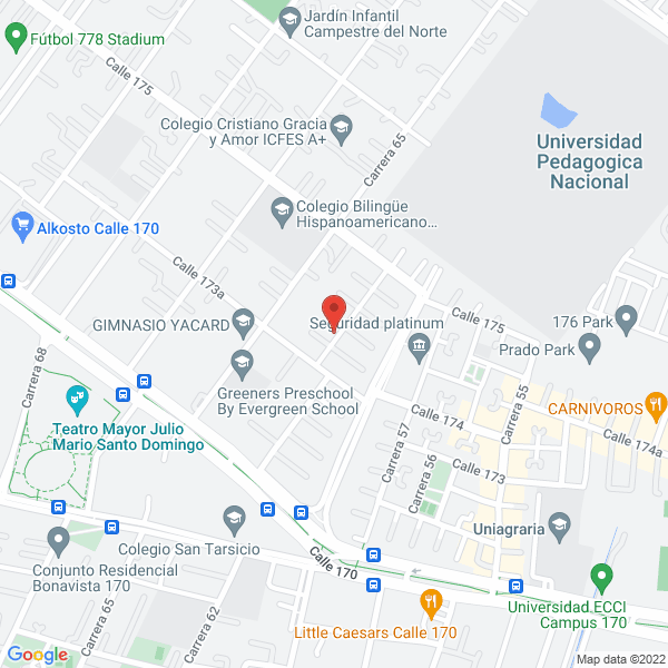 Map of Constructora Inmecon S.A.