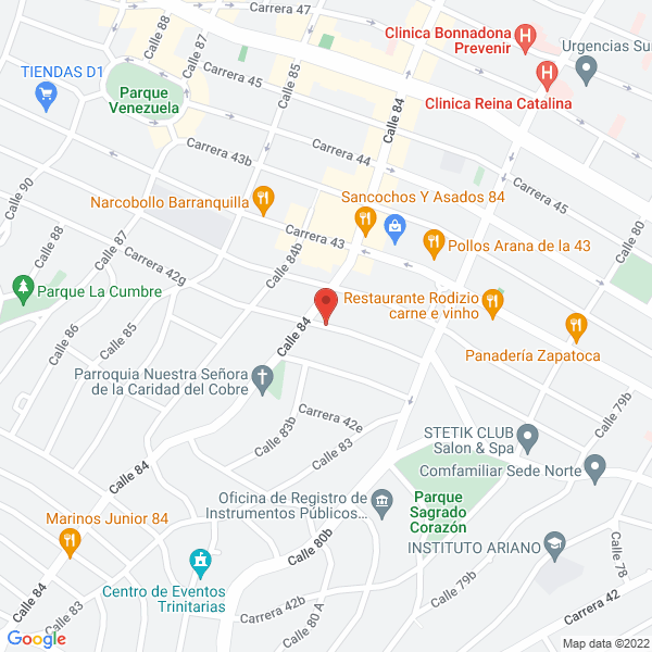 Map of Constructora Iza Ltda.