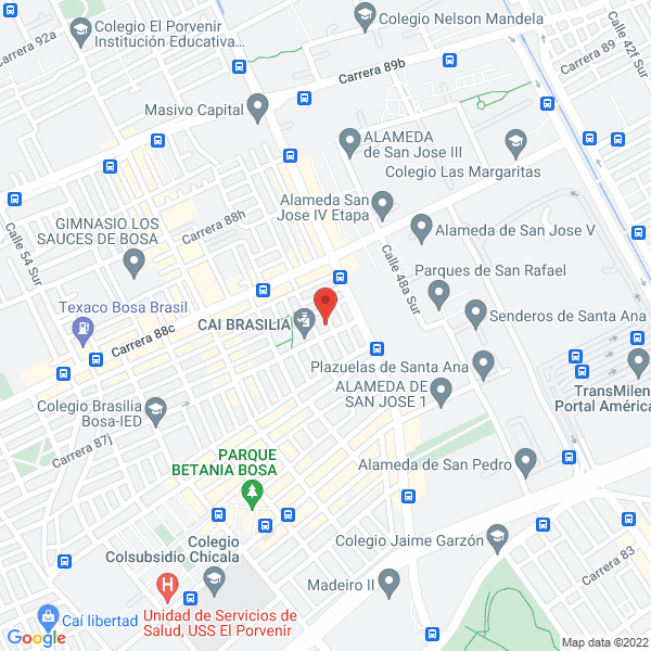 Map of Constructora Prado Y Flórez Ltda.
