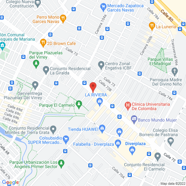 Map of Constructora Soinco Ltda.