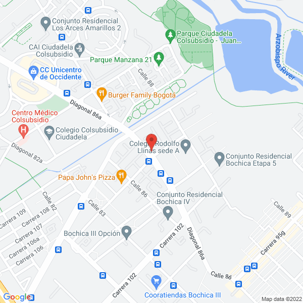 Map of Construmuebles Ltda.