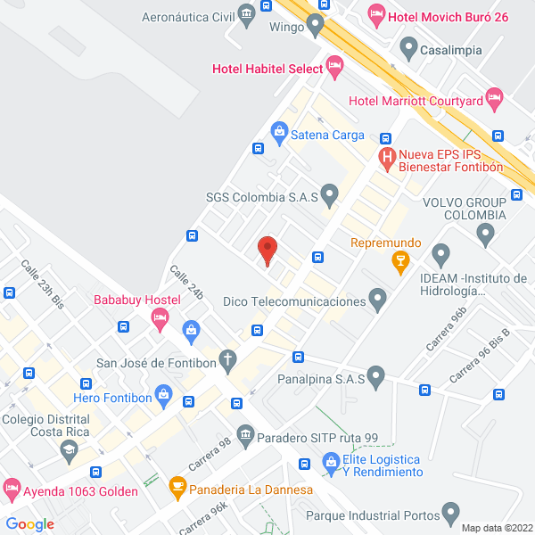 Map of Construyendo Web S.A.S.