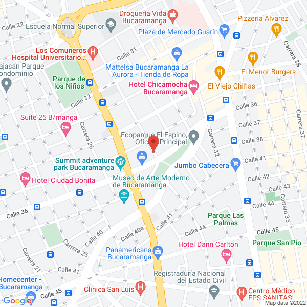 Map of Domicilios Express