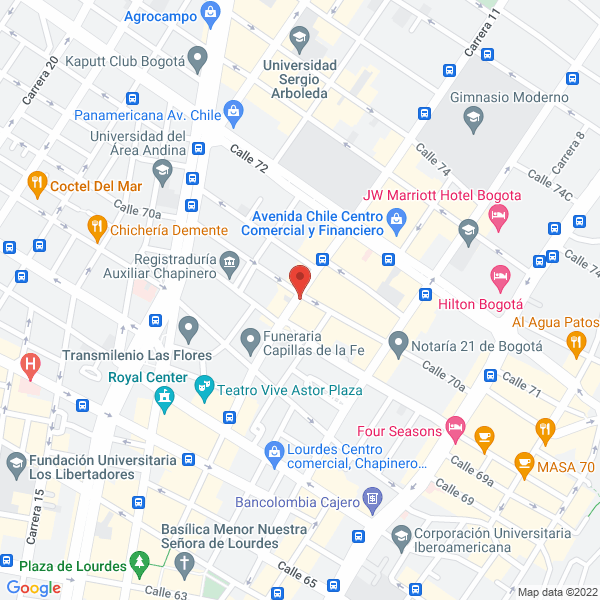 Map of Donde Beto Parrilla Bar