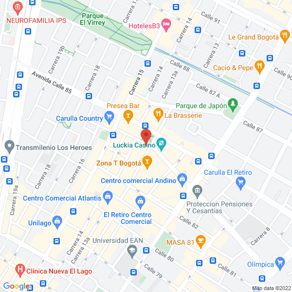 Map of Restaurante Donde Chucho