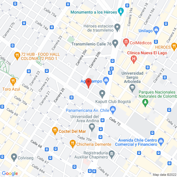 Map of Eleccion Confiable S.A.S.