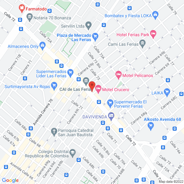 Map of Electriferia Hb S.A.S.