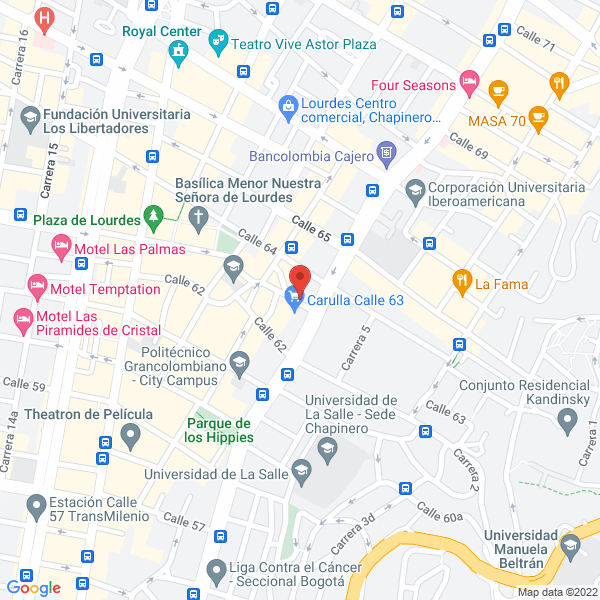 Map of Electro Acosta