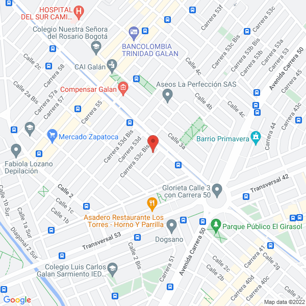 Map of Depósito De Maderas Avenida Tercera