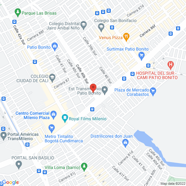 Map of Deposito De Materiales El Leonar