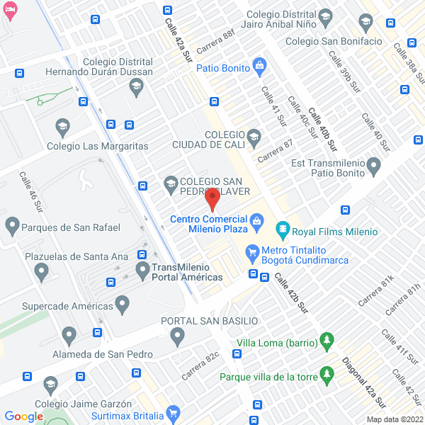 Map of Efigas Natural Ltda.