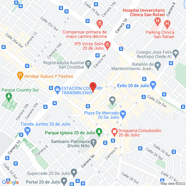 Map of El Ambientalista S.A.S.