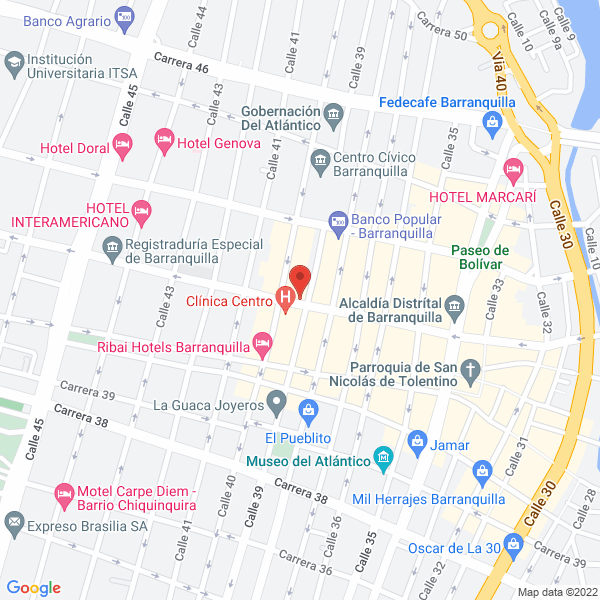 Map of El Arriero Restaurante