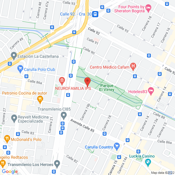 Map of E V Arquitectos Ltda.