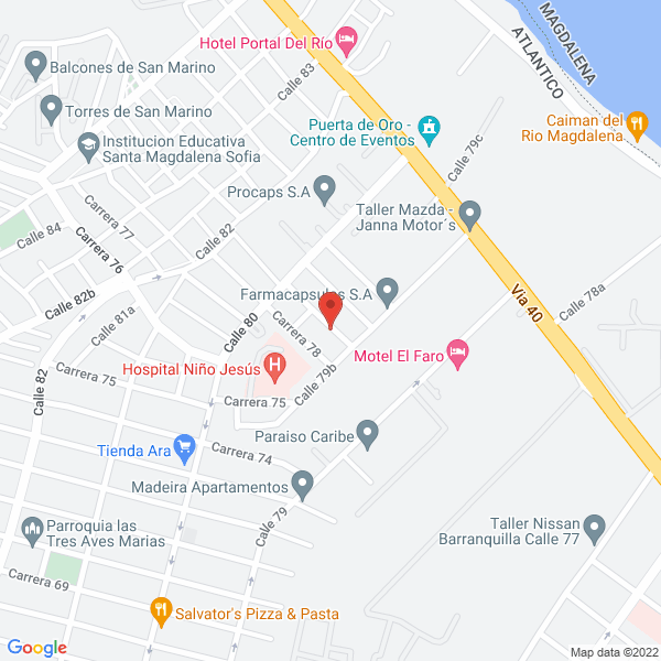 Map of E.D. Ingeniería