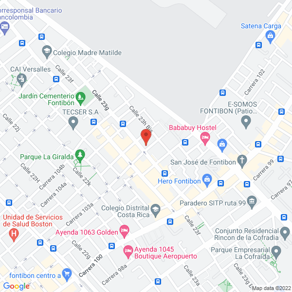 Map of E.R.M. Embalajes De Carga Internacional