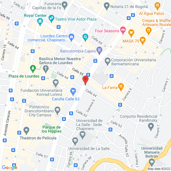 Map of Eagleburgmann Colombia S.A.S.