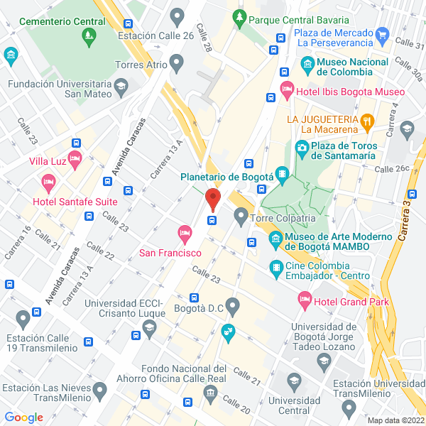 Map of Espazio Inmobiliario Ltda.
