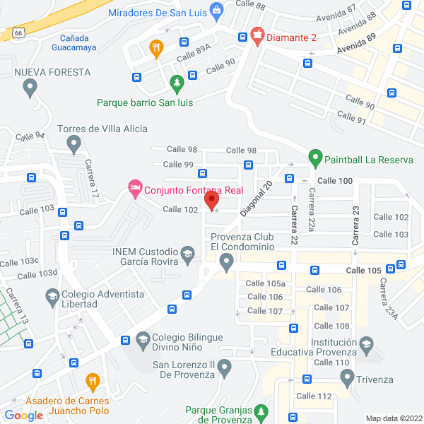 Map of Estética Y Peluquería Blanca Vásquez