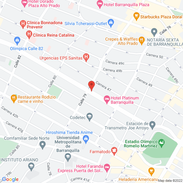 Map of Estetik Médica Láser