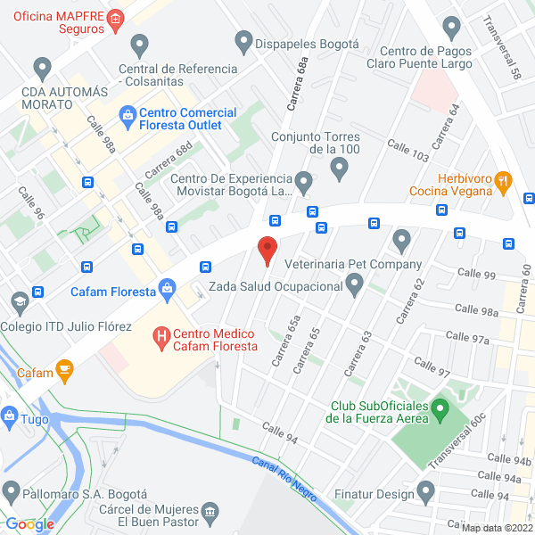 Map of Estructuras Espaciales