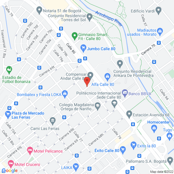 Map of Estructuras Tubulares Ltda.