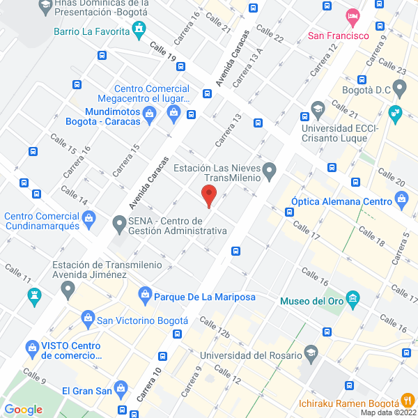 Map of Eléctricos Unidos Ltda.