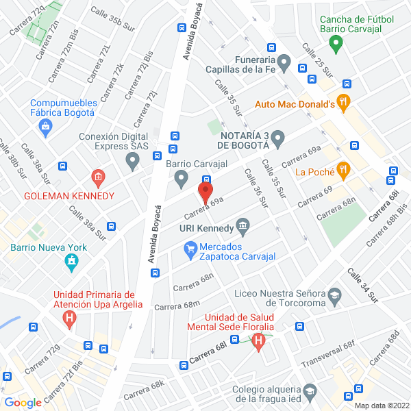 Map of Em Automatizaciones Y Servicios S.A.S.
