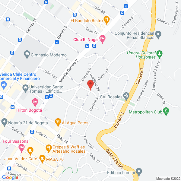 Map of Embajada De La Federación De Rusia