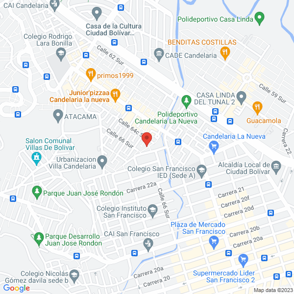 Map of Ensep Entrenamiento Seguridad Y Prevención S.A.S.
