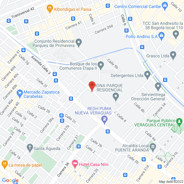 Map of Entexco S.A.S.