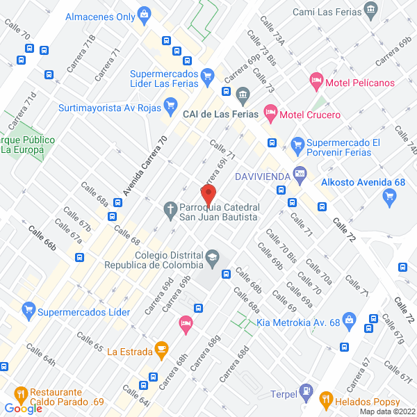 Map of Envíos Express Santander