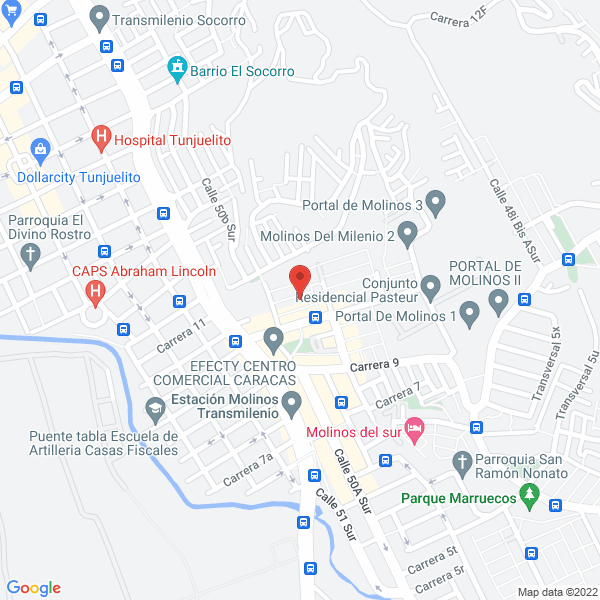 Map of Epset S.A.S.