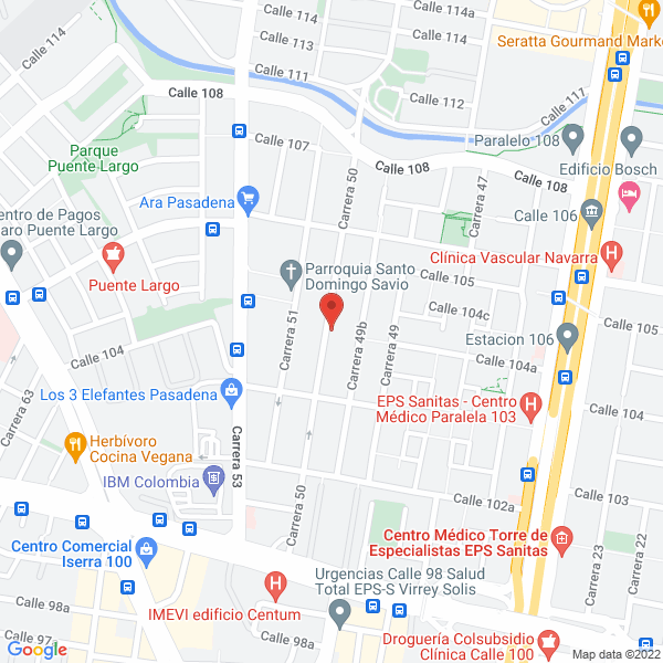 Map of Epsilón Video & Televisión E.U.