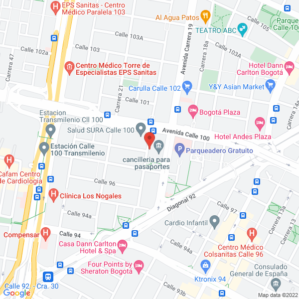 Map of Díaz Camargo Abogados S.A.S.