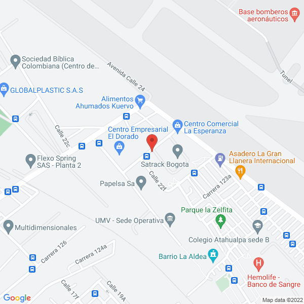 Map of Dib Colombia S.A.