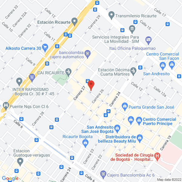 Map of Didier Sport Ltda