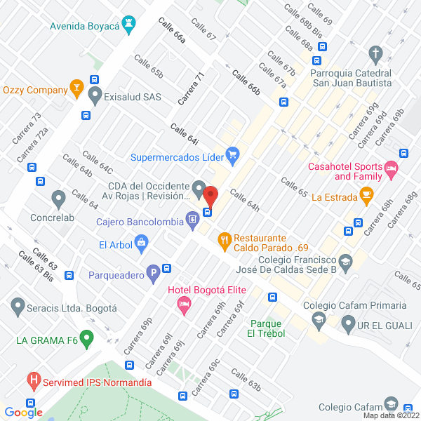 Map of Diparts Asociados Ltda.