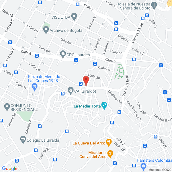 Map of El Conventillo Carambola S.A.S.