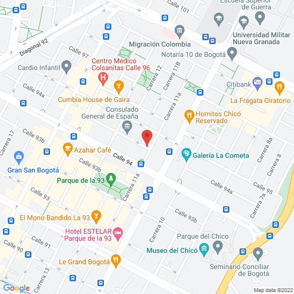 Map of El Deseo Café