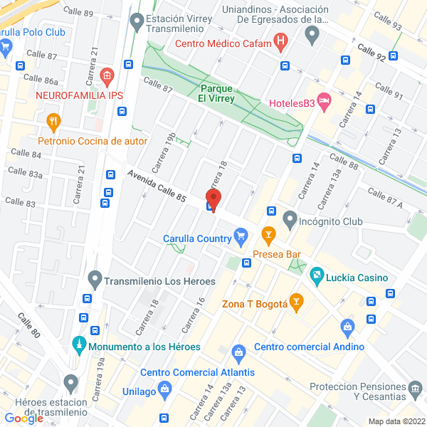 Map of Eurolens Colombia S.A.S.