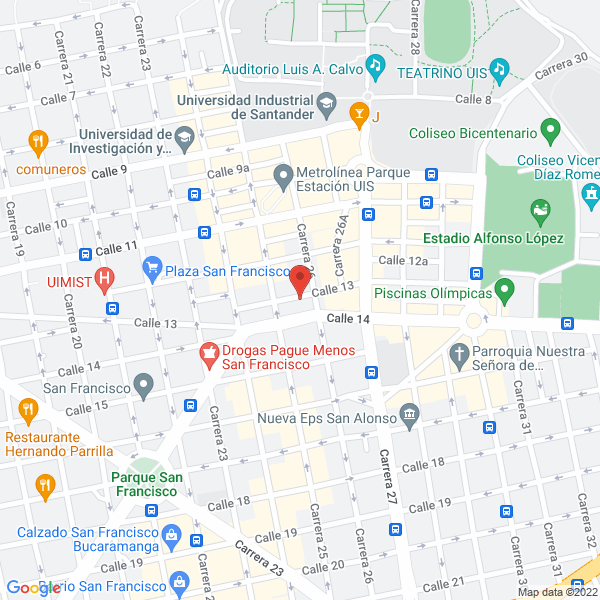 Map of Eventos Coramarte