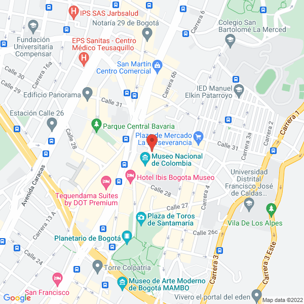 Map of El Libertador Grand Bar