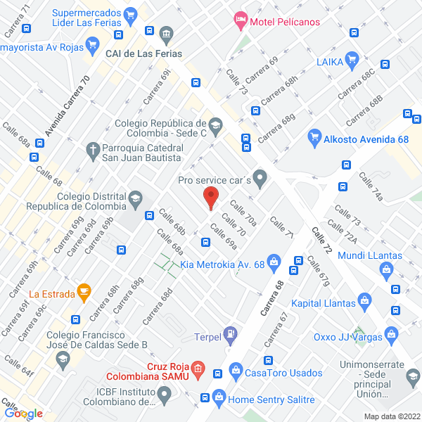 Map of El Mono Inpaul